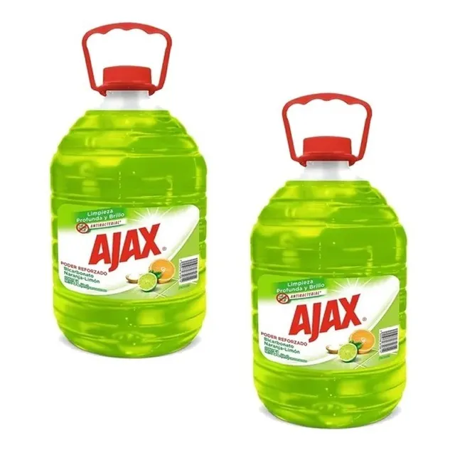 Limpiador de piso Ajax en botella pack x 2
