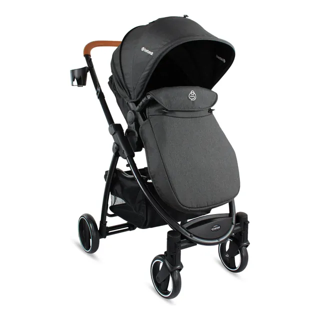 Coche De Paseo Bebesit Alfa Negro Individual 15 Kg