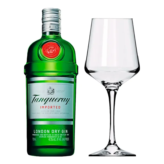 Gin Tanqueray London Dry 750ml + Taça
