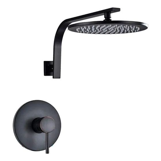 Ducha Sistema Uythner Griferia Baño Bronce Negro 8 12