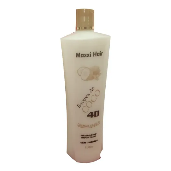 Escova Progressiva Maxxi Hair Sem Formol Com Tratamento Coco