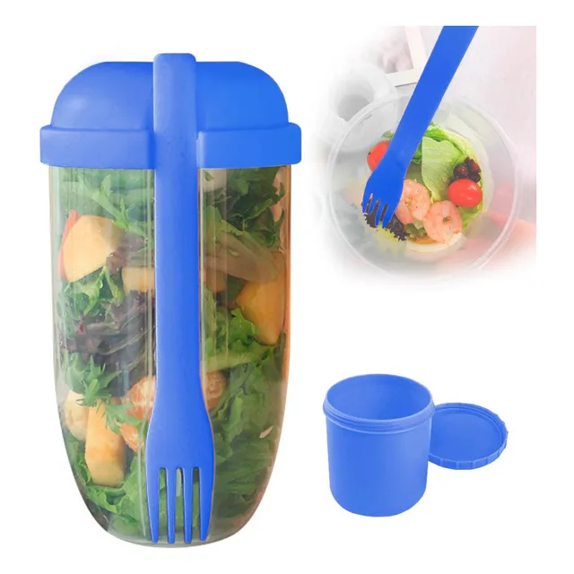 Vaso De Ensaladas Frutas + Tenedor