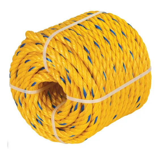 Cuerda Amarilla De Polipropileno 19mm, Rollo 7m 40994 Color Amarillo