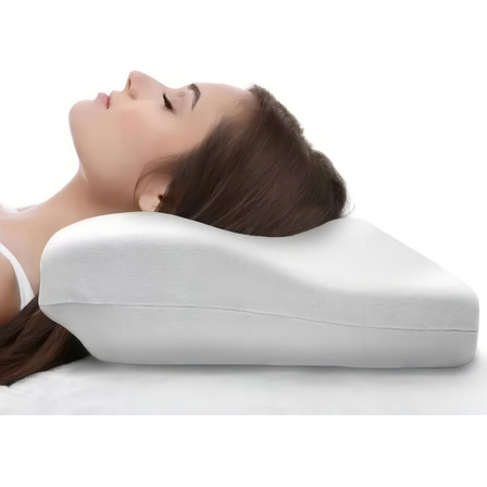 Travesseiro Nasa Anatômico De Suporte Cervical Cor Branco Travesseiro Nasa Anatômico De Suporte Cervical Cor Branco