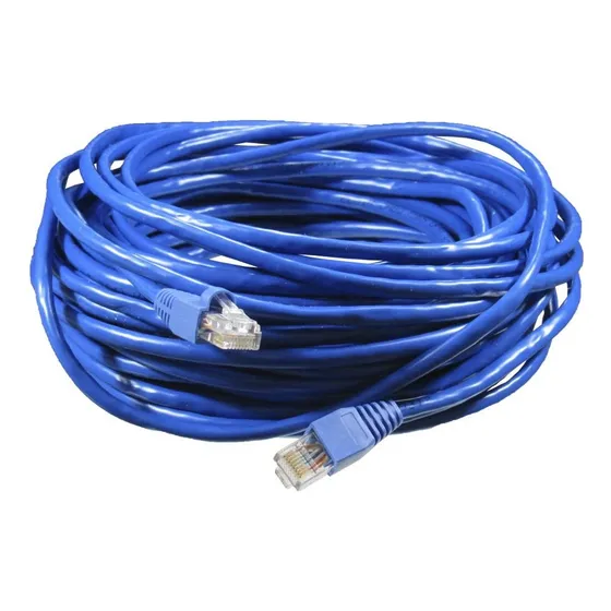 Cabo De Rede Azul 04 Pares Sem Blindagem Elgin 50 Metros