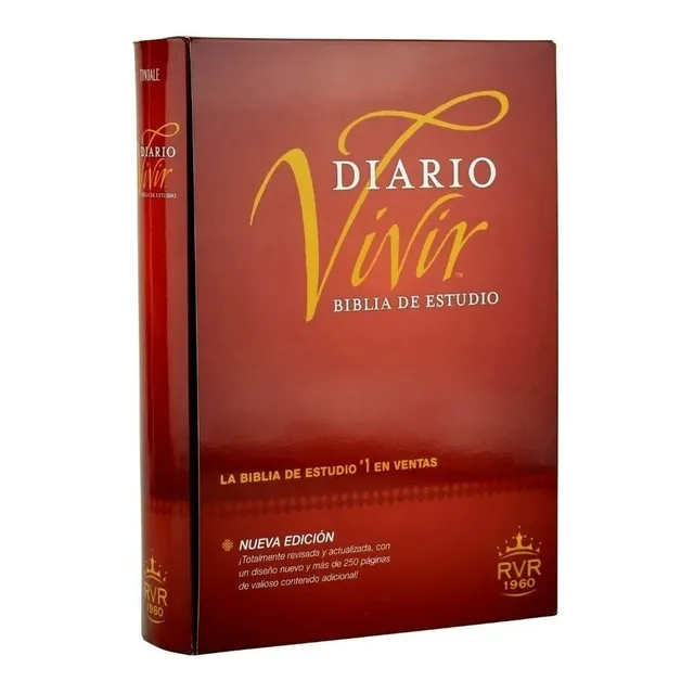 Biblia De Estudio Diario Vivir Reina Valera 1960 - Tapa Dura