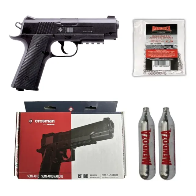 Pistola Deportiva Crosman 1911bb Co2 Cal 4.5mm Mira Espada
