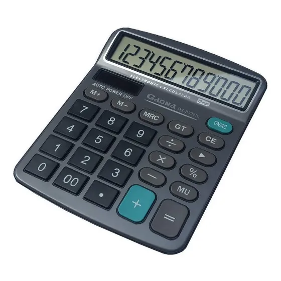 Calculadora Escritorio Oficina 12 Digitos Bateria Incluida