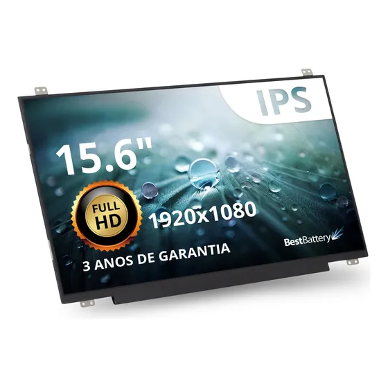 Tela 15.6  Led Slim B156han04.0 Hw1a Full Hd Para Notebook