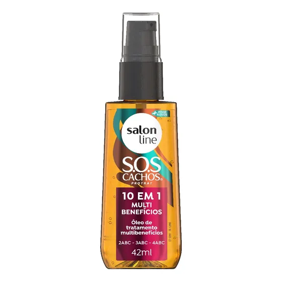 Salon Line Sos Cachos +poderosos Óleo 10 Em 1 42ml