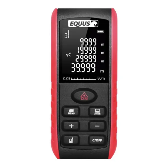Medidor Digital De Distancias Laser Equus 70m Memoria