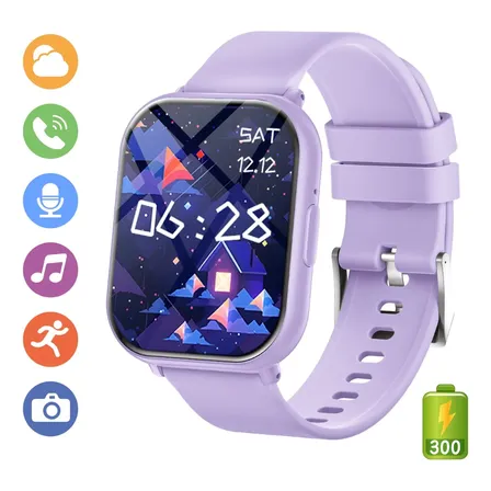 Smartwatch Fitness Con Llamadas Bluetooth 1.83 Lila