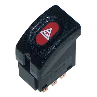Llave Boton Tablero Gm Chevrolet Baliza Corsa 94-... Negra C