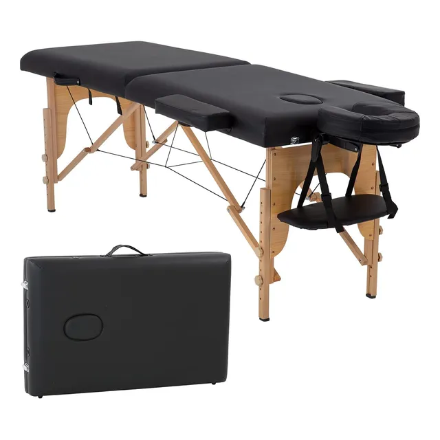 Bestmassage Cama De Masaje Portátil Con 2 Pliegues, Cama D.