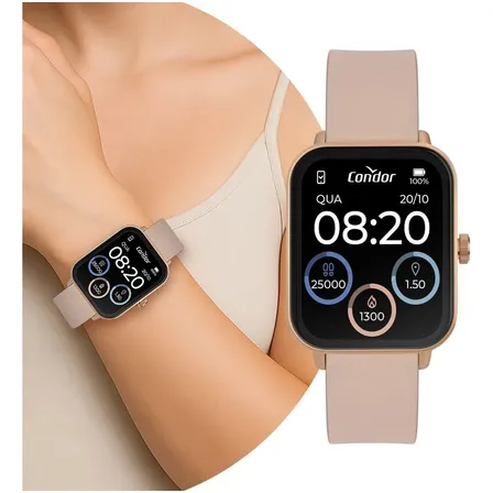 Smartwatch Relógio Condor Rosa