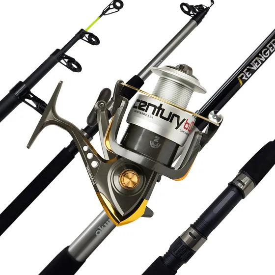 Combo Variada Profesional Okuma Caña Telescópica 2.10mts 