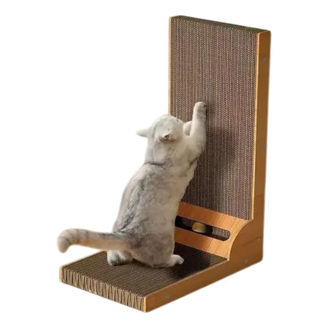 Rascador Cama Gato Cartón Corrugado L - Gimnasio Juguete