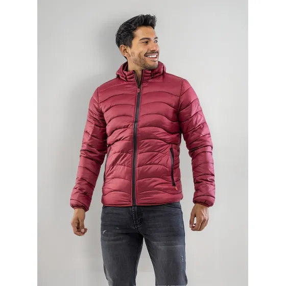 Chaqueta Hurlintong Para Hombre Acolchada Con Capota 30335