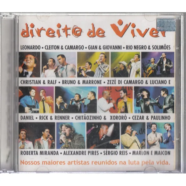 Direito De Viver. Ao Vivo. Cd Original Usado Qqa. Zz