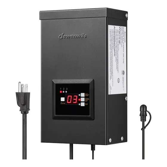 Transformador Bajo Voltaje 200 W Con Temporizador Y Sensor