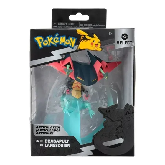 Pokemon Select Figura Dragapult Super Articulado 15 Cm 2023