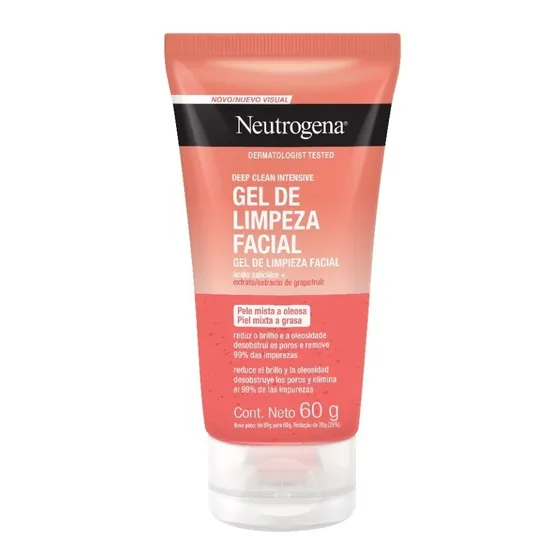 Gel Limpiador Facial Neutrogena Deep Clean Intensive 60gr