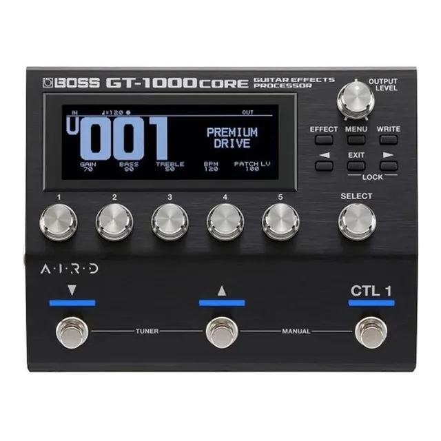 Pedal De Efeito Boss Guitar Effects Processor Gt-1000core Preto