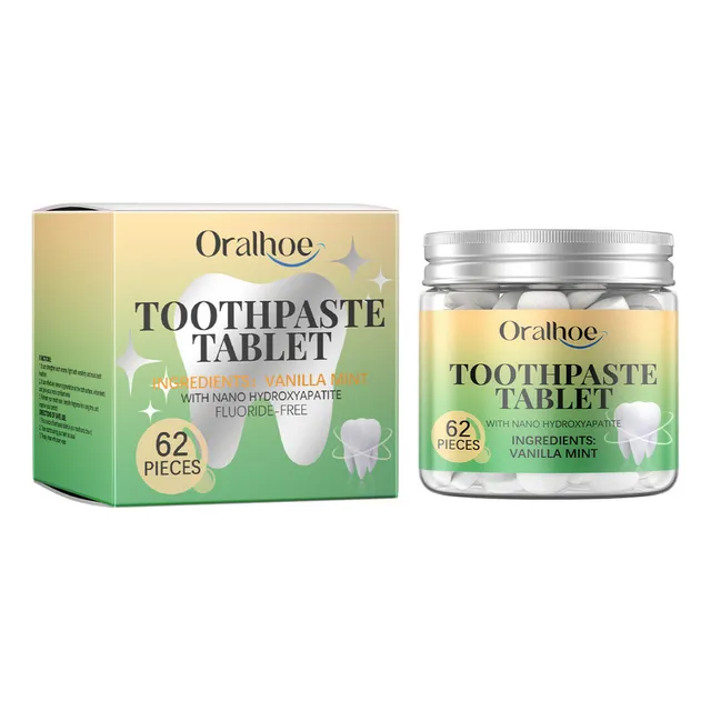Tabletas De Pasta De Dientes Duo Con Nano-hidroxiapatita