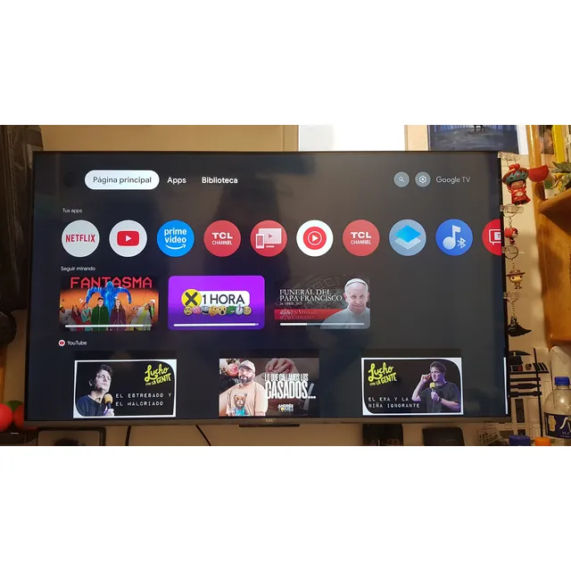 Televisor Tcl C635/p735 Serie 55 Pulgadas 4k Dolby Digital
