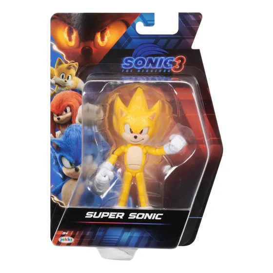 Figura Super Sonic Amarillo 13cm Sonic 3