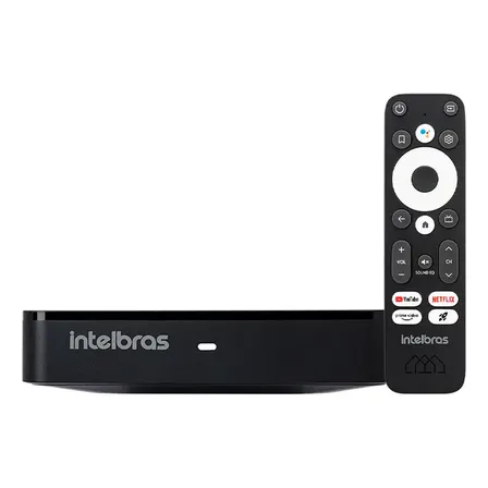 Smart Tv Box Full Hd Intelbras Cor Preto Mega Byte