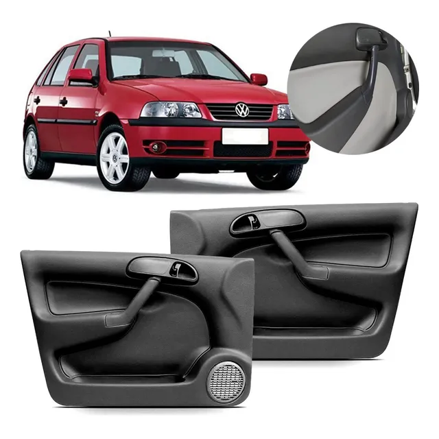 Par Forro De Porta Preto Gol Parati Saveiro G2 G3 1999