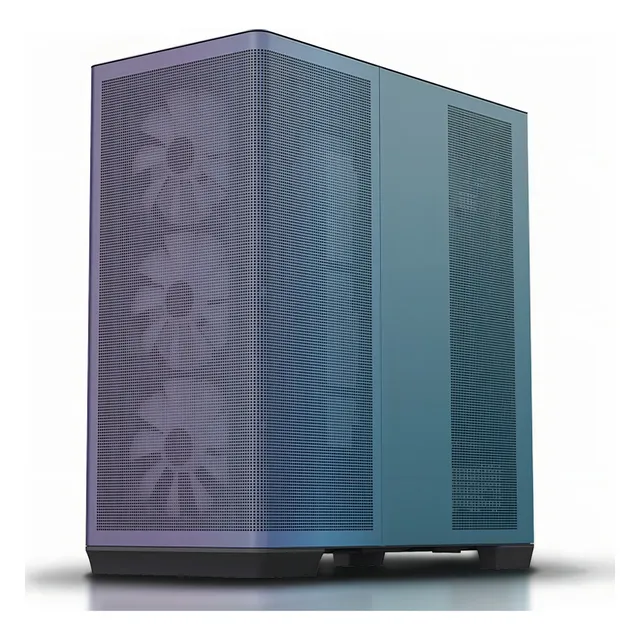 Chasis Atx Apnx C1 Chromaflair Edition Argb Color Cromático