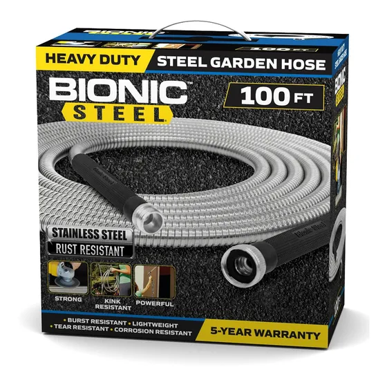 Manguera Jardin Acero Ligero Bionic Inoxidable 304 Sin