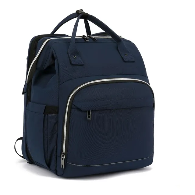 Mochila Maternal 15.6 Con Cuna Integrada E Impermeable