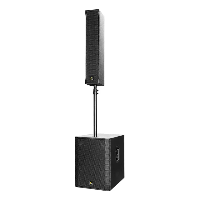 Sistema De Audio Activo Bafle Nitro Y Subwoofer Nt-700 Melo Color Negro