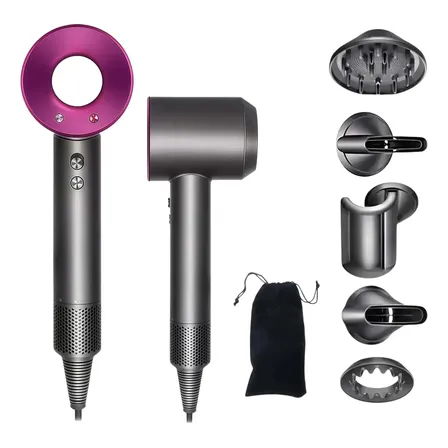 Secador Iónico Portátil 110000rpm Silencioso Viaje Hogar Gris