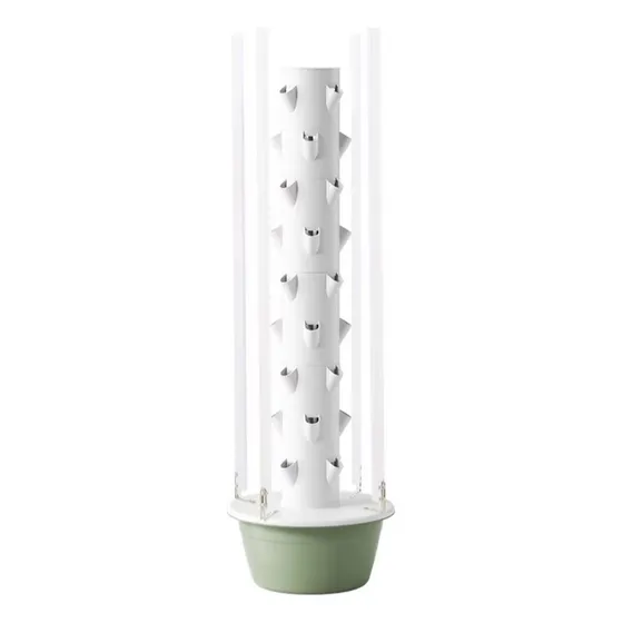 Sistema Hidroponico Vertical De 36 Posiciones Con Luz Led