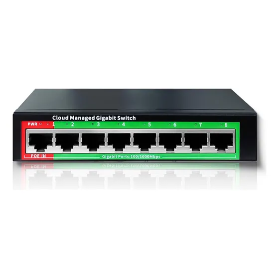 Switch Gigabit 8 Puertos Easy Smart, Montaje En Pared O Escr