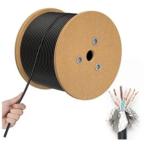 Cable Ethernet Shinekee Cat7 198mts Cmr 1000mhz 10gb 26awg