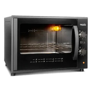 Forno Elétrico De Bancada Moob Top 60 Litros Função Grill Preto