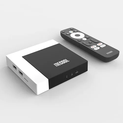 Tv Box Mecool Km7 Plus 4k Certificado Sellado Color Negro