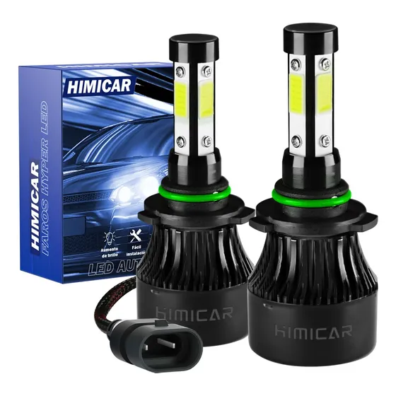Kit De Focos Led De 4 Lados H7 H11 9005 9006 Alta Y Baja
