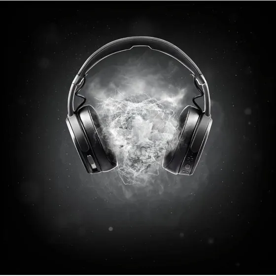 Audífonos Skullcandy Crusher Xt Inalámbricos Plegables Negro