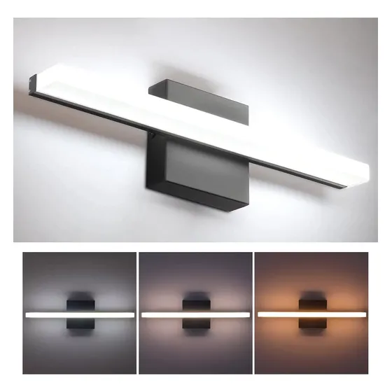 40cm Lámpara De Pared Led Tocador De Luz De Espejo Luz Tricolor