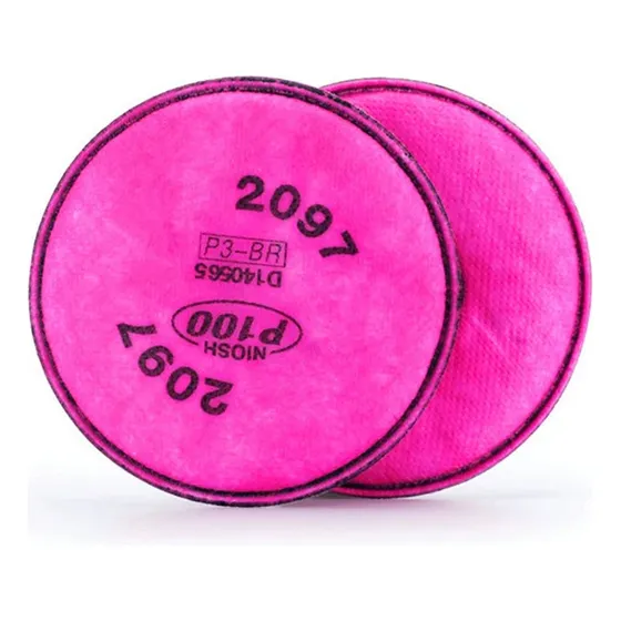 Filtros 2097 P100 3m Para Partículas Para Mascara 3m (1par) Color 1par