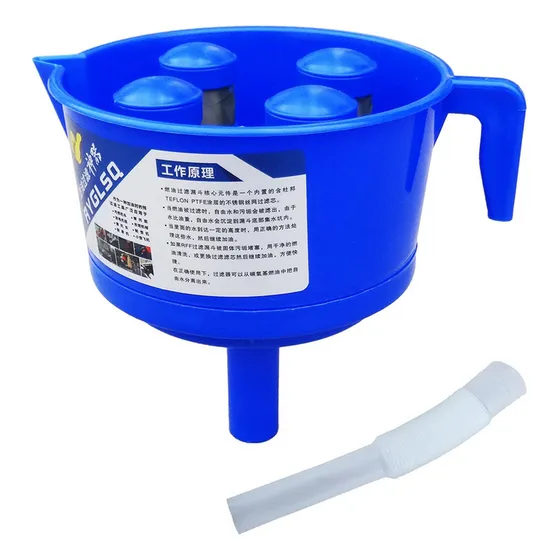 Separador De Aceite Y Agua En Forma De Embudo Con Cuatro Ele
