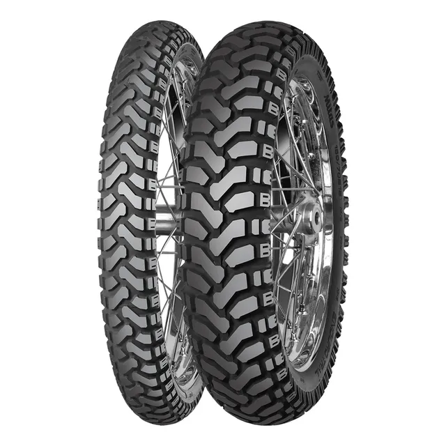 Par De Pneu Mitas 90/90-21 + 150/70-17 E-07 Tiger 900 Rally