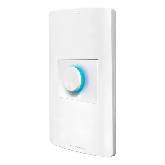 Atenuador Dimmer Apagador Para Led Con Placa Pininfarina Color Blanco
