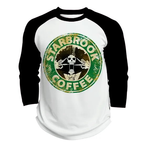 Playera Raglan 3/4 Anime One Piece Brook #649
